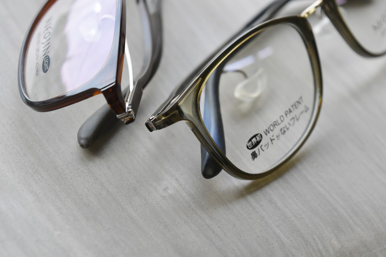 鼻パッドのないメガネ Neojin ネオジン メガネのノハラ イズミヤ白梅町店 メガネのノハラ 眼鏡 補聴器